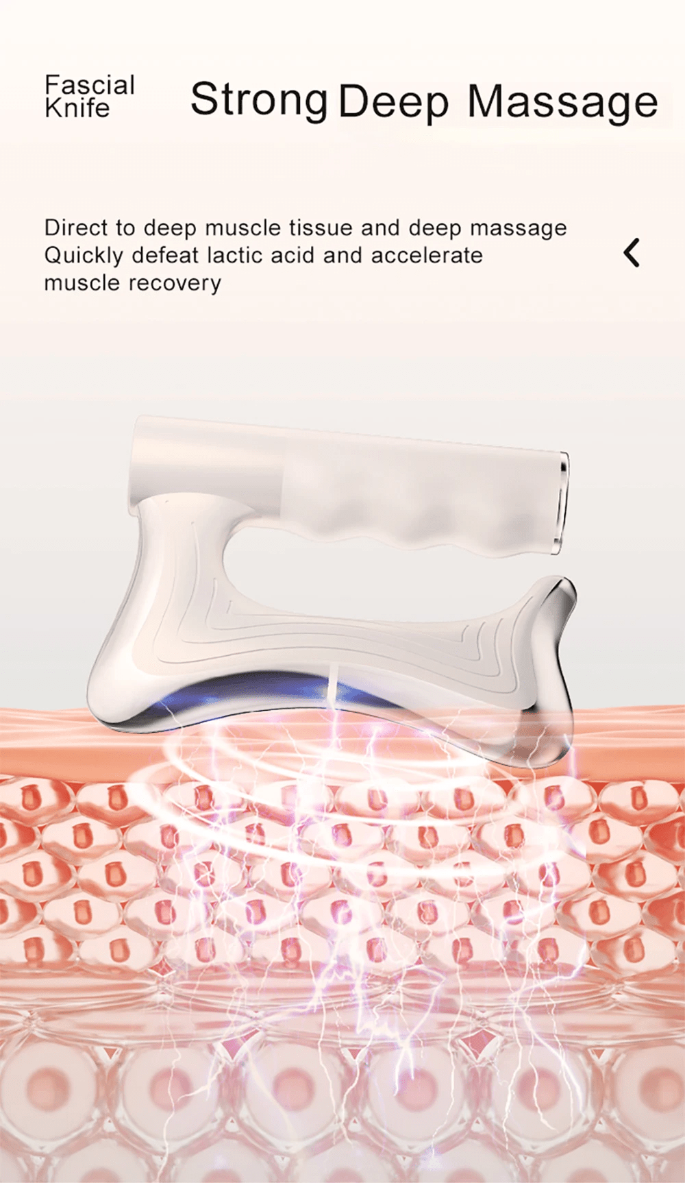 Electric Deep Tissue Massage Blade – Heated Fascia Relaxation Tool