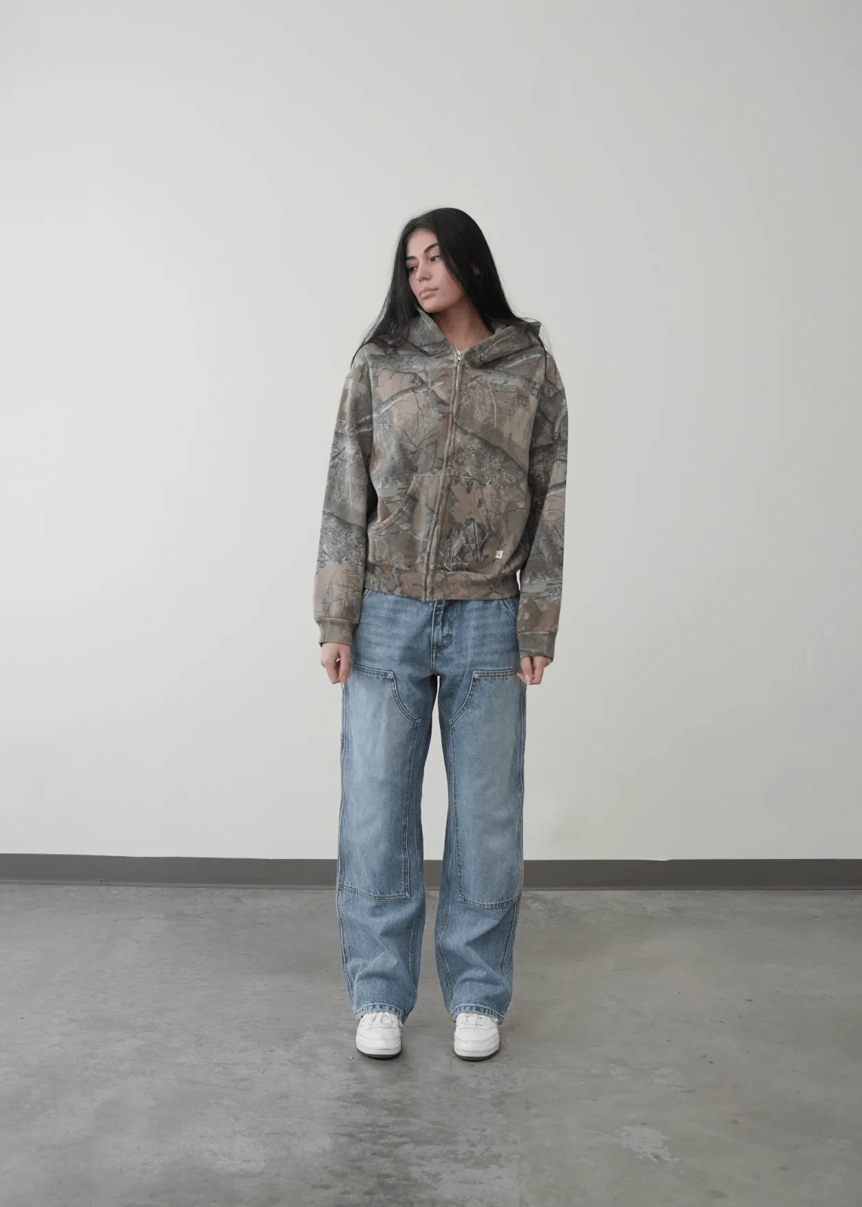 Urban Camo Retro Hoodie