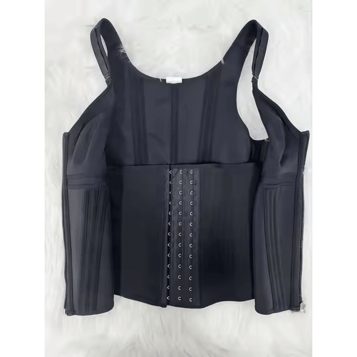 Mesh Waist Slimming Three-Breasted Shapewear Corset